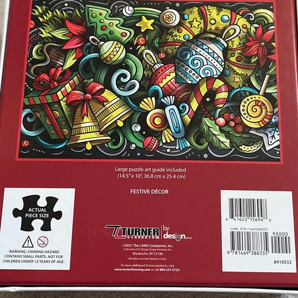 Lang Christmas Festive Decor 1000 Piece Puzzle - NWT - Picture 3 of 3